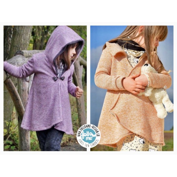 E-Book - Basic Cardigan Kids - Gr. 86 - 176 - Follow Me Design